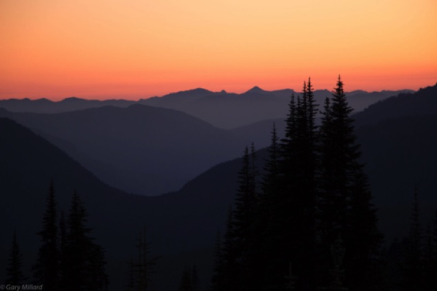 Mt Rainier Hills - Sunset
SW of Mt. Rainier
Mt Rainier National Park  WA